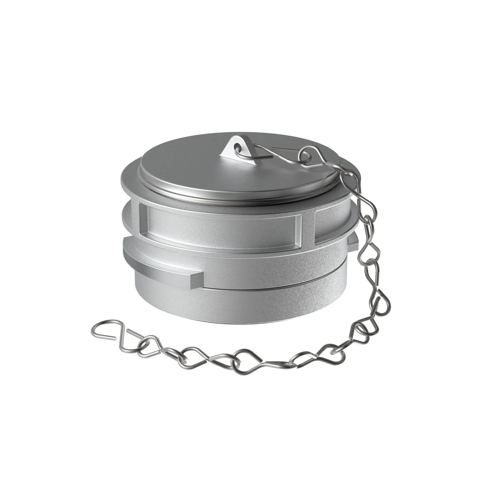 Guillemin bouchon DN40 + verrou et chainette - en alu